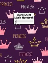 Blank Sheet Music Notebook