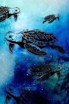 Galaxy Sea Turtle Notebook