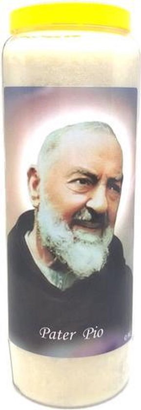 Noveenkaars Pater Pio - 9 dagen brander - set van 5 stuks