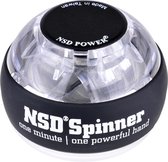 NSD Spinner Regular - Crystal: Betaalbare Transparante Powerball voor Grip & Armkracht, Stijlvolle Handtrainer.