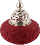 Tafellamp Arabesque klein rood