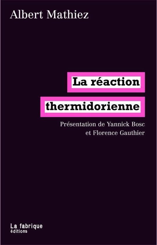 La réaction thermidorienne - cover