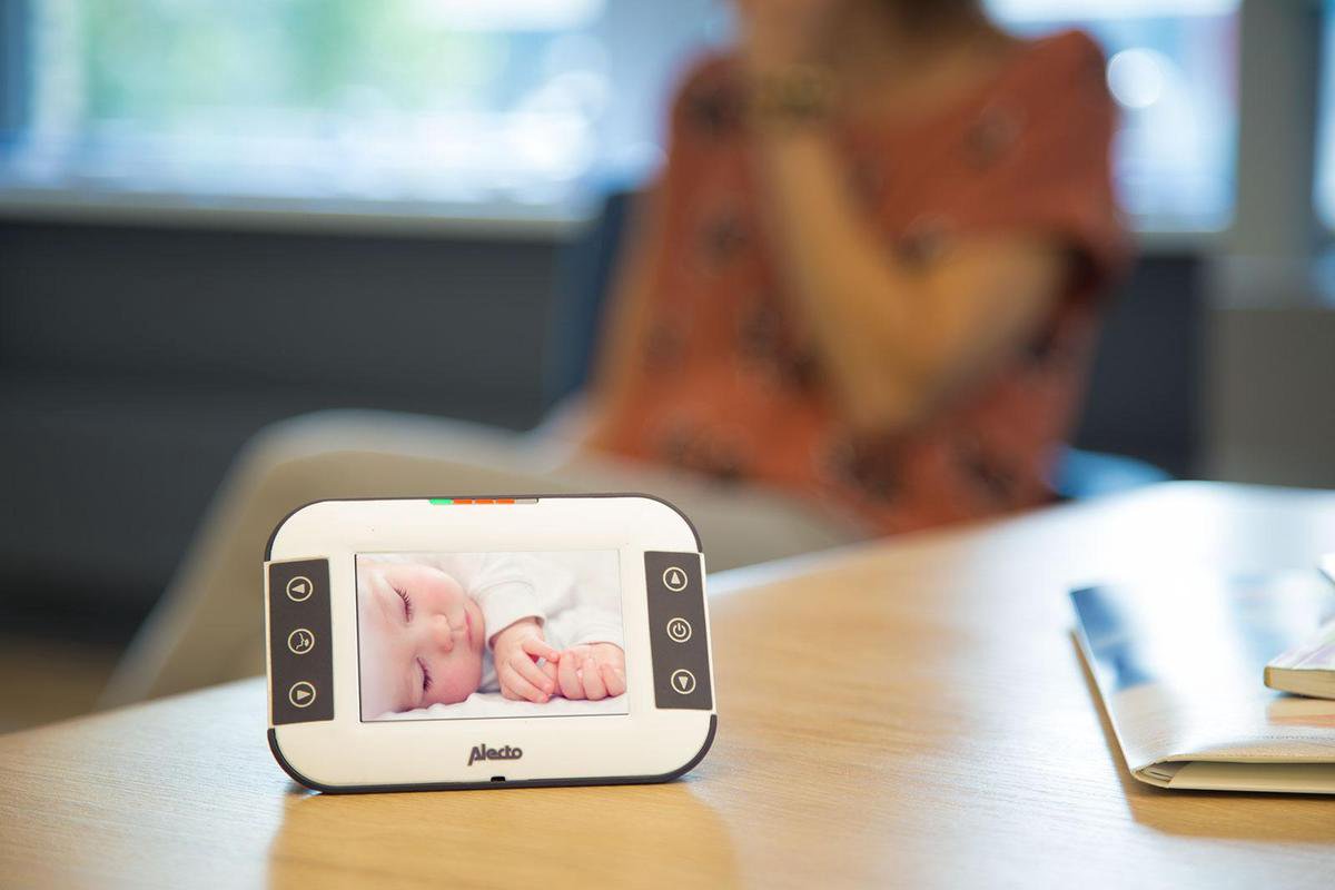 Babyphone video , sonore, led et vibrant ALECTO baby DVM325