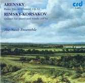 Arensky: Piano Trio in D;  Rimsky-Korsakov: Quintet
