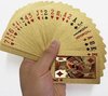 Afbeelding van het spelletje Luxe Gouden Speelkaarten / Poker kaarten waterdicht Geplastificeerd