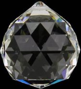 Regenboogkristal bol transparant AAA kwaliteit groter - 4 cm (3 stuks) - S