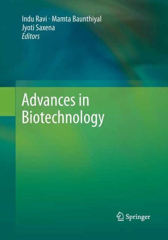 Advances in Biotechnology - cover