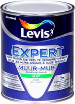 Levis Expert Muurverf Binnen - Mat - Wit - 1L