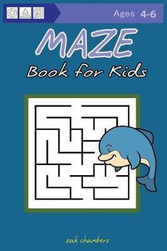MAZE Book for Kids Ages 4-6 - cover