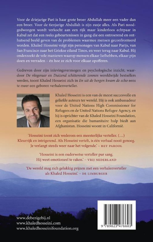 En uit de bergen kwam de echo, Khaled Hosseini