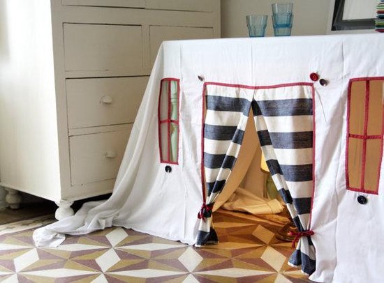 laden Extractie Kan worden berekend Tafeltent – Speeltent –kinder Tent – Tafelkleed – Tent tafel – handgemaakt  – 220cm x... | bol.com