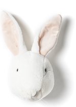 Wild&Soft- Wanddecoratie dierenkop pluche konijn wit Alice