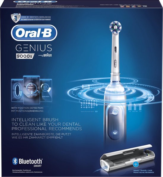 Oral-B Genius 9000S Roterende-oscillerende tandenborstel Wit | bol.com