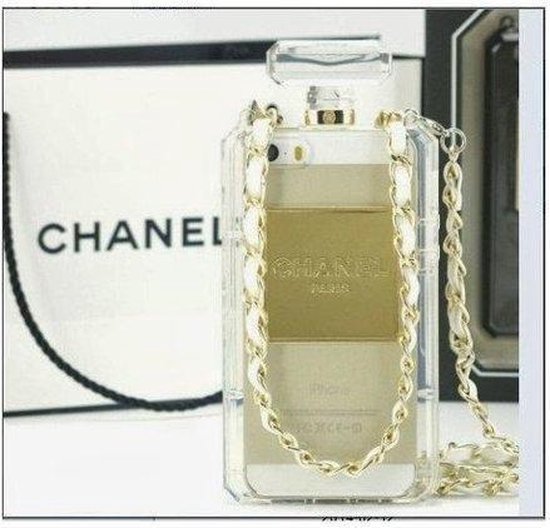 Baan Visa Zachtmoedigheid Chanel Parfum Fles Case iPhone 5 / 5S Wit | bol.com