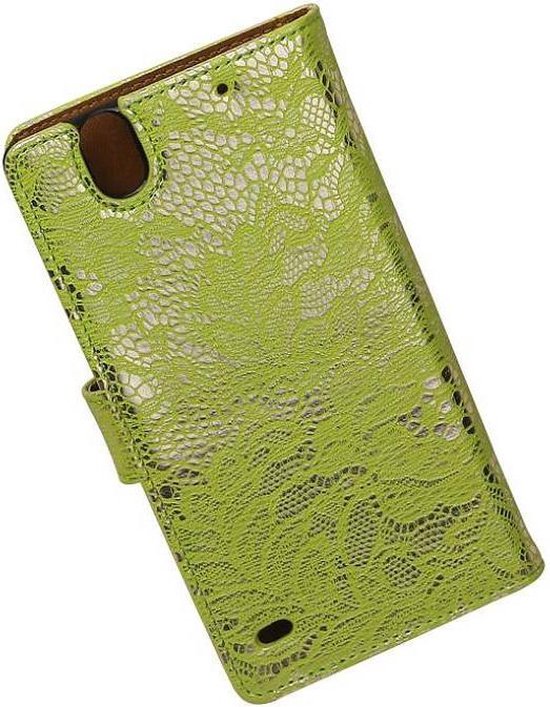 Coque Sony Xperia C4 Bloem Bookstyle Vert