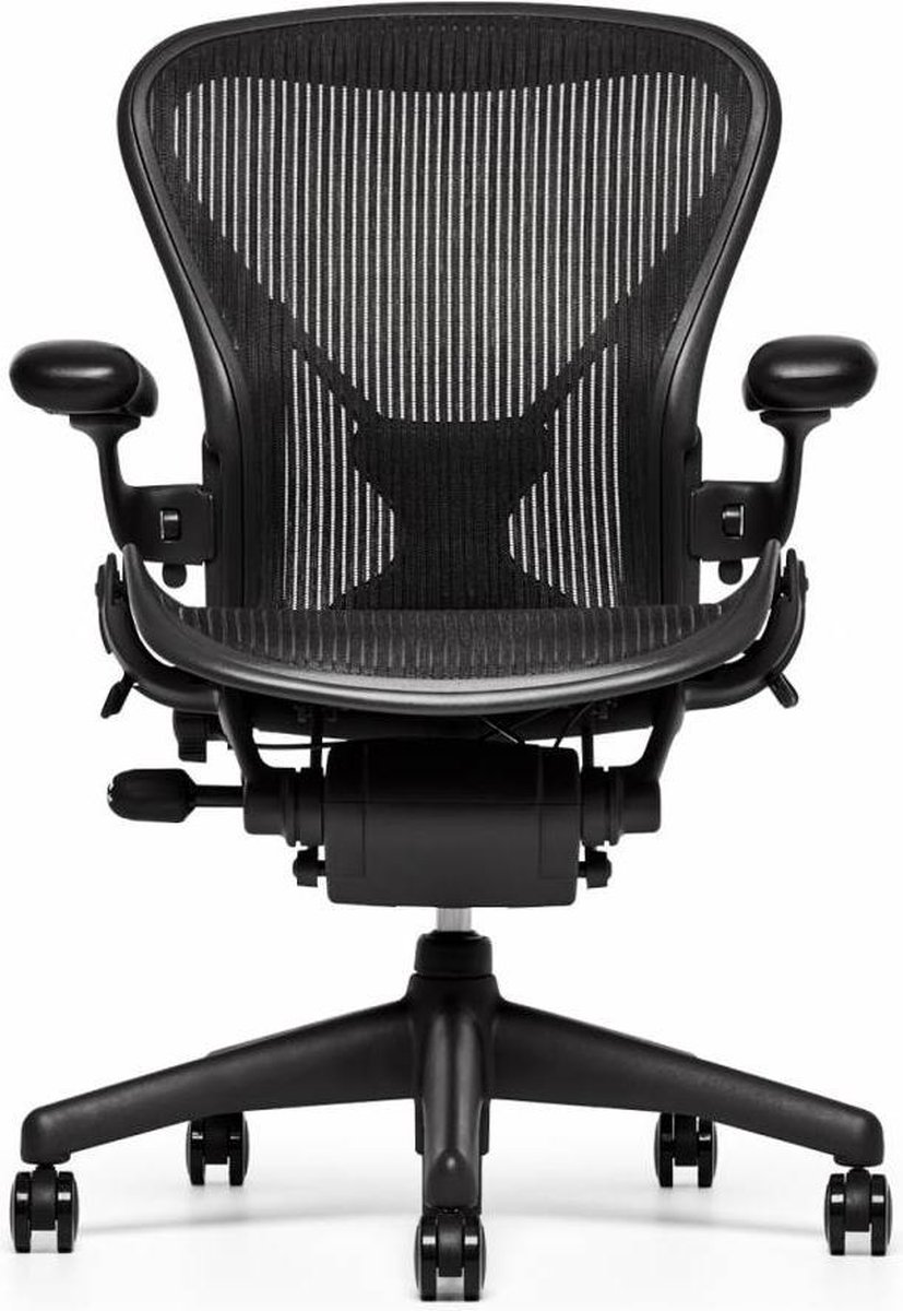 Refurbished Herman Miller Aeron Classic Chair bureaustoel - Graphite |  bol.com