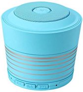 Bluetooth Stereo Speaker with FM Radio _ Blue