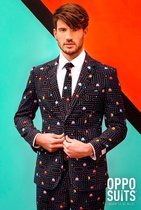 OppoSuits PAC-MAN - Mannen Zomer Kostuum - Zwart - Carnaval - Maat 48