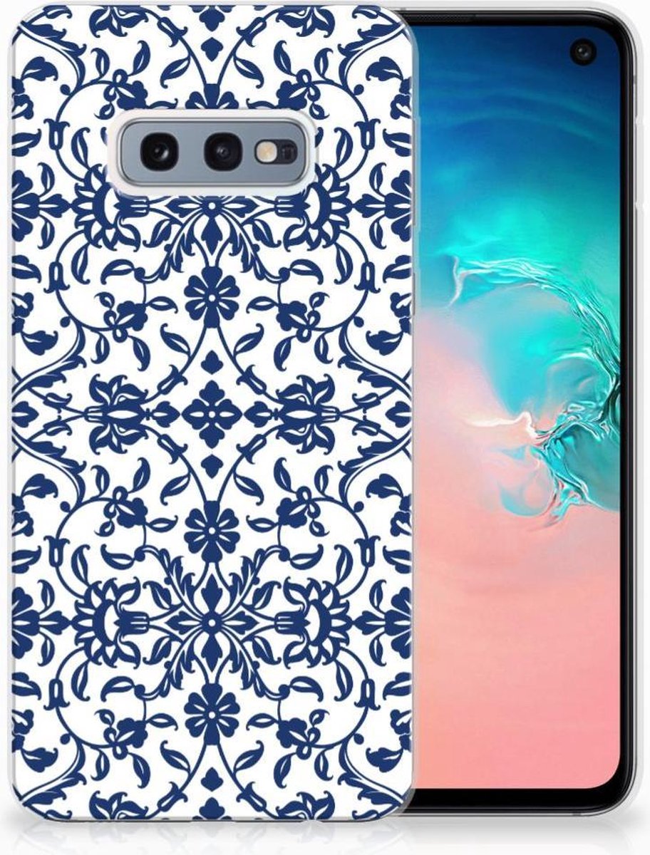 Samsung Galaxy S10e TPU Case Flower Blue