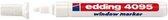 Edding 4095 krijtmarker 2-3mm Wit - Doos à 10 Stuks