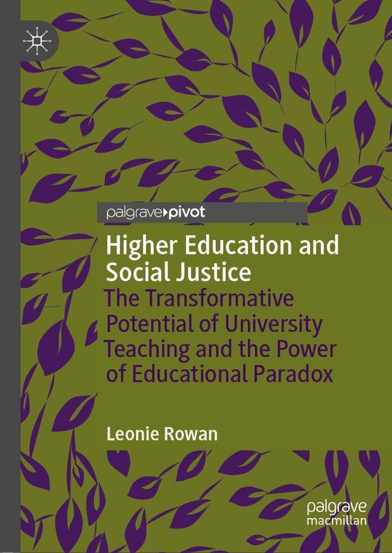 Higher Education and Social Justice - cover