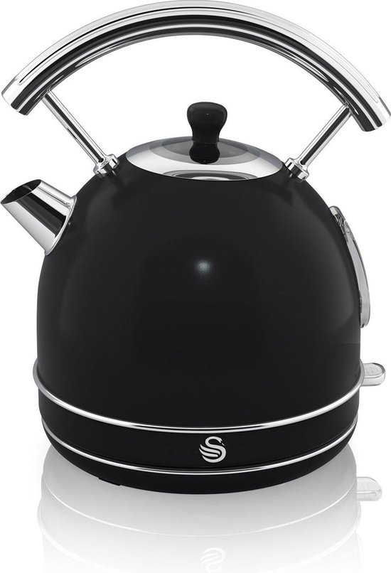 Swan SK34020BN Retro Waterkoker 1.7 L Zwart