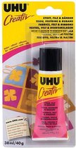 Colle spéciale UHU "Creativ" - Tissu, feutre et lin 38 ml