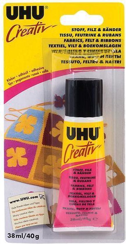 UHU Speciale Lijm "Creativ" Stof, Vilt & Linnen 38 ml | bol.com
