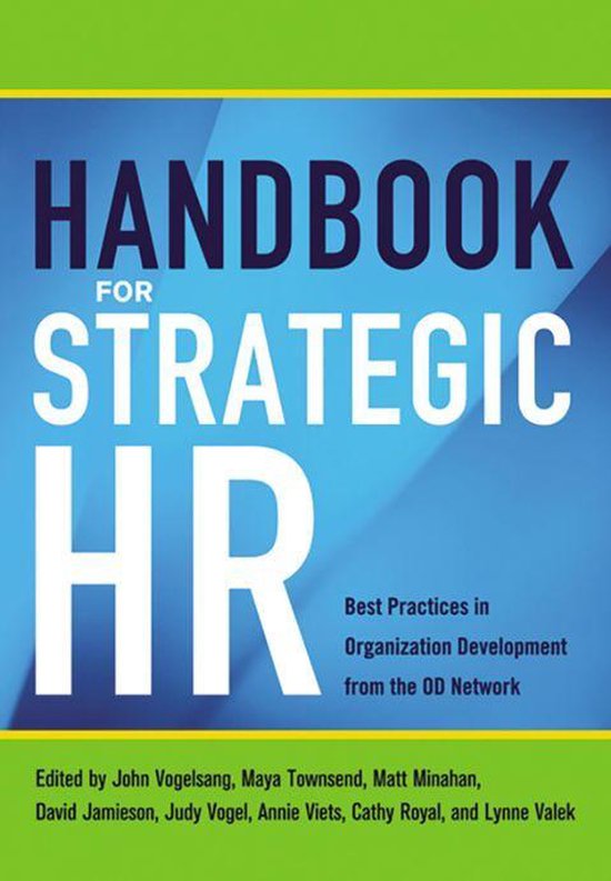 Handbook for Strategic HR - cover