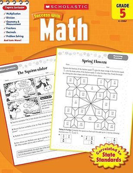 Scholastic Success With Math, Grade 5 - cover