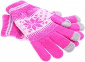 Smartphonehoesjes.nl - Fuchsia Noorse touchscreen handschoenen