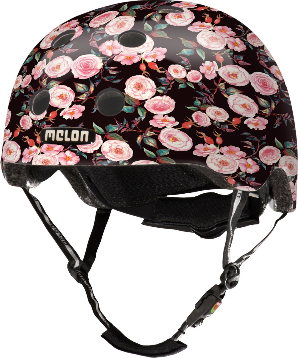 Melon Kinderhelm Urban Active Junior 46-52 Cm Zwart/roze Mt Xxs/s