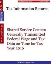 GAO - DOD - Tax Information Returns