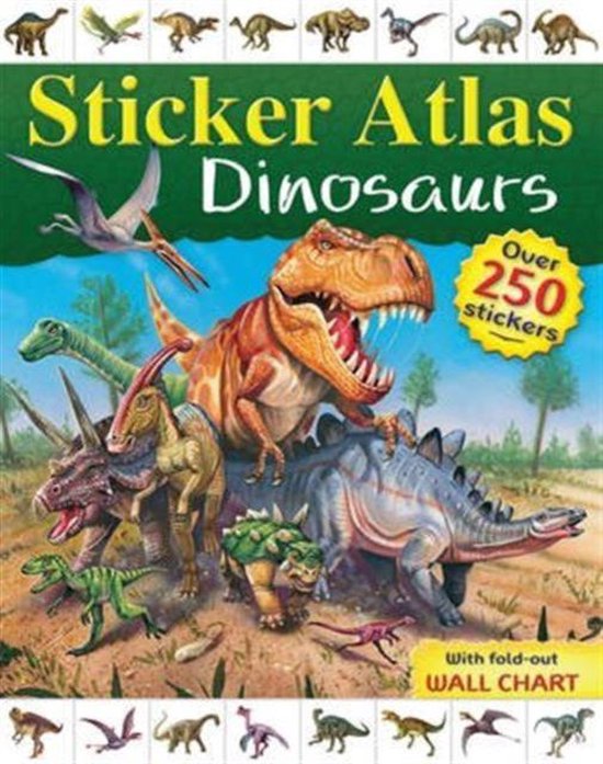 Dinosaur Sticker Atlas 9781741857504 Boeken