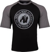 Gorilla Wear Texas T-shirt - Zwart/Donkergrijs - 3XL