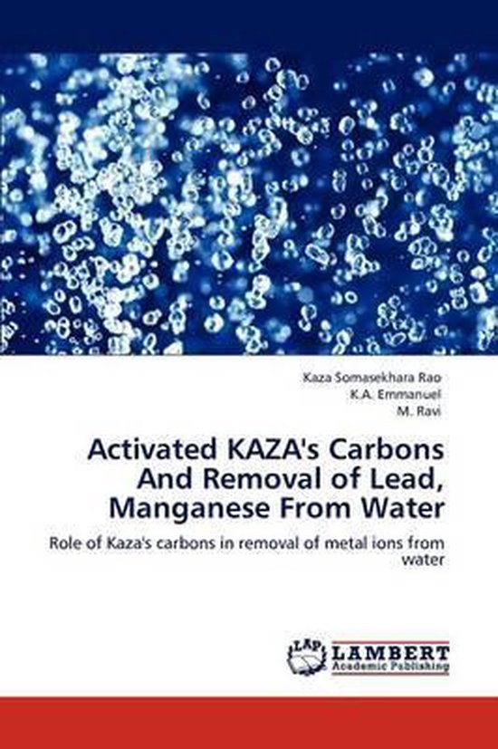 Activated Kaza's Carbons and Removal of Lead, Manganese from ... - cover