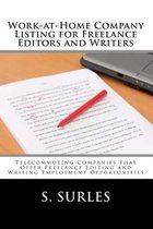 Work-At-Home Company Listing for Freelance Editors and Writers
