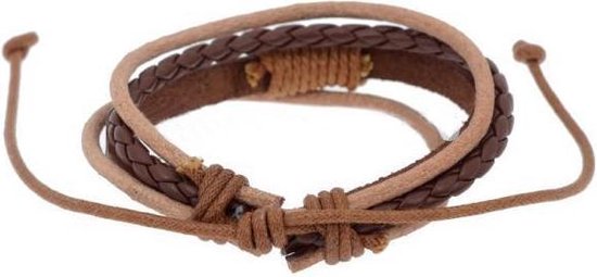 Bracelet Montebello Woodsia L - Homme - Cuir - ∅20-23cm (réglable)