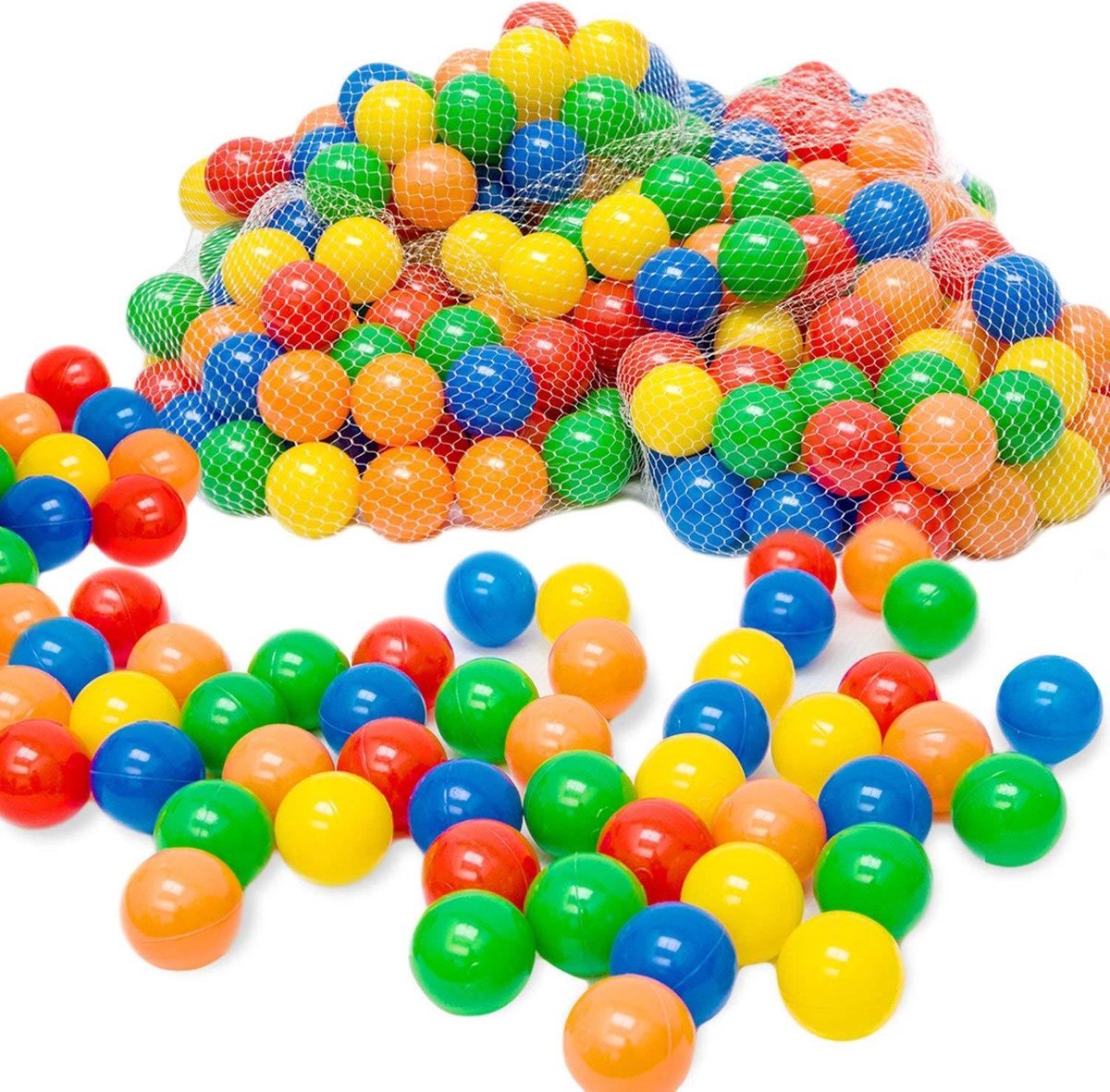 50 Baby ballenbak ballen - 5.5cm ballenbad speelballen voor kinderen vanaf 0 jaar - LittleTom