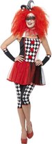 Harlequin Kostuum | Maffe Harlekijn | Vrouw | Maat Large ( 44 - 46 ) | Carnaval kostuum | Verkleedkleding