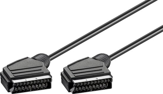 Goobay 50771 Scart-adapter, zwart