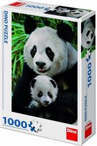 Puzzel Panda Familie 1000 stukjes - Volwassenen en kinderen