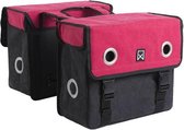 Willex Canvas Tas Paradise Red/Zwart