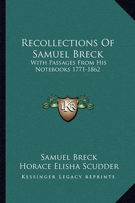 Recollections of Samuel Breck