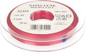 SATIN LUXE [ SATIJN LINT ] 3MM 50M - 0082 ROZE ROOD.