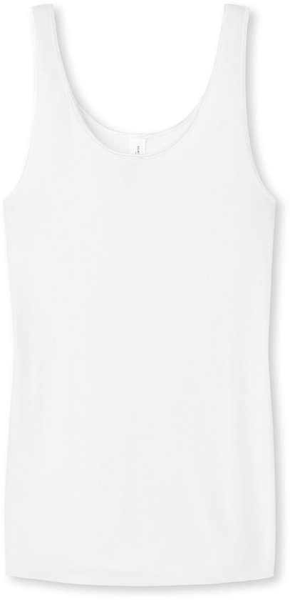 Schiesser Luxury Dames Top - Wit - Maat 46