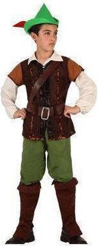 knijpen Bekwaam fluweel Robin Hood kostuum voor kinderen 128 | bol.com