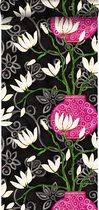 Origin Wallcoverings behangpapier magnolia zwart en roze - 346927 - 53 cm x 10,05 m