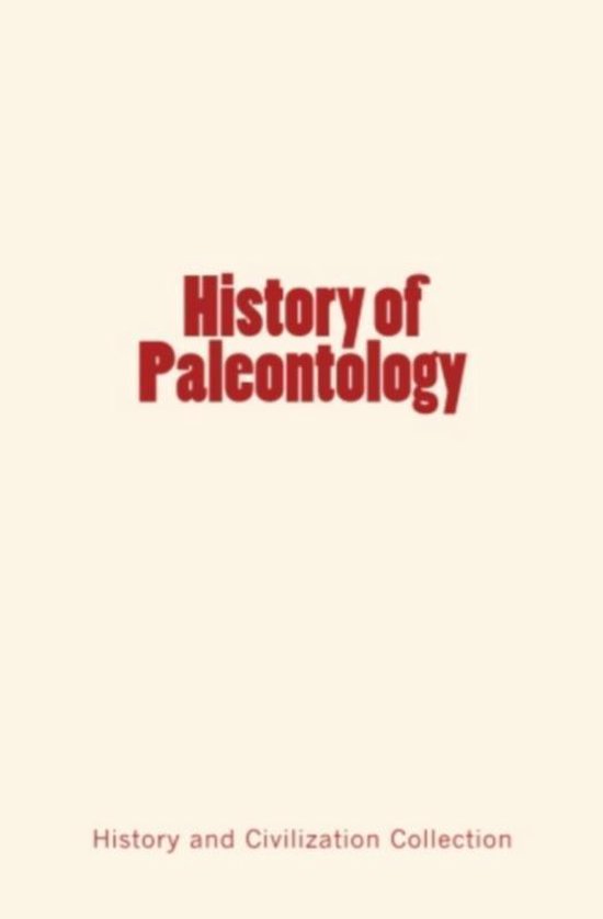 History of Paleontology - cover