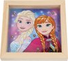 Afbeelding van het spelletje Disney Frozen Houten geduldsspel met 5 balletjes – 14x14cm | Geduldspuzzel | Uitdagende Puzzels | Behendigheid Spelletjes
